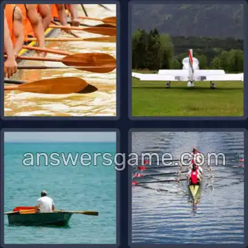 4 Bilder 1 Wort 5 Buchstaben RUDER