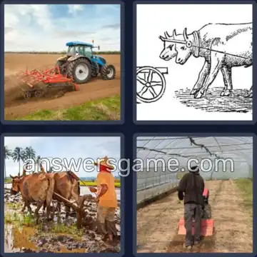 4 Bilder 1 Wort 5 Buchstaben PFLUG