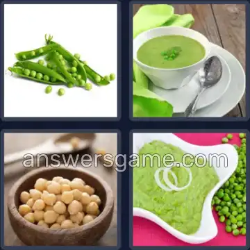 4 Bilder 1 Wort 5 Buchstaben ERBSE