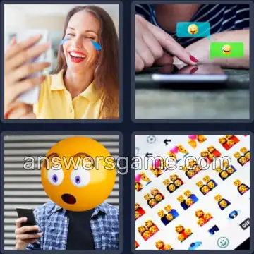 4 Bilder 1 Wort 5 Buchstaben EMOJI