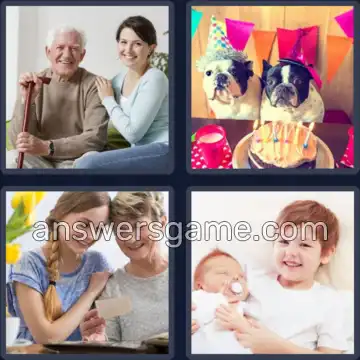 4 Bilder 1 Wort 5 Buchstaben ÄLTER