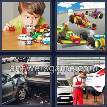 4 Bilder 1 Wort 5 Buchstaben AUTOS