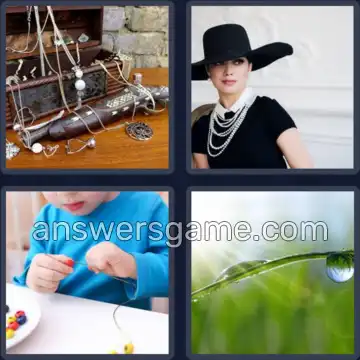 4 Bilder 1 Wort 5 Buchstaben PERLE