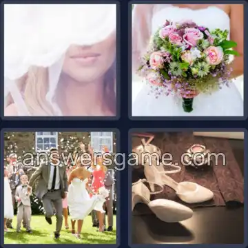 4 Bilder 1 Wort 5 Buchstaben BRAUT