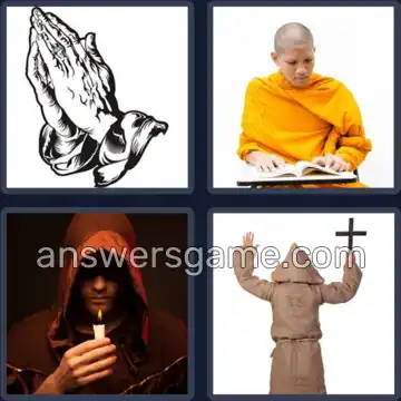 4 Bilder 1 Wort 5 Buchstaben MÖNCH