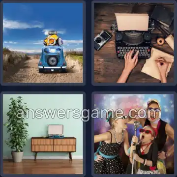 4 Bilder 1 Wort 5 Buchstaben RETRO
