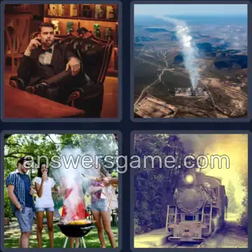 4 Bilder 1 Wort 5 Buchstaben RAUCH