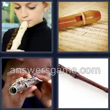 4 Bilder 1 Wort 5 Buchstaben FLÖTE