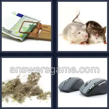 4 Bilder 1 Wort 5 Buchstaben MÄUSE
