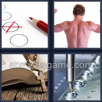 4 Bilder 1 Wort 5 Buchstaben KREUZ