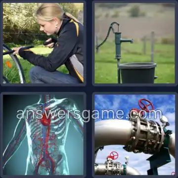 4 Bilder 1 Wort 5 Buchstaben PUMPE