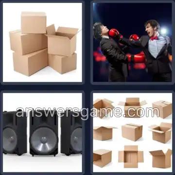 4 Bilder 1 Wort 5 Buchstaben BOXEN