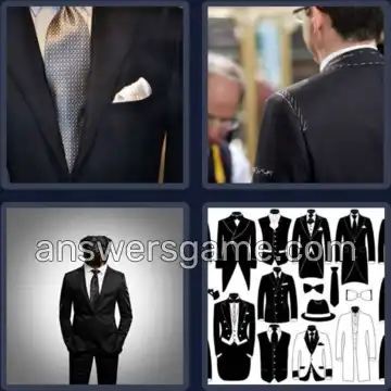 4 Bilder 1 Wort 5 Buchstaben ANZUG