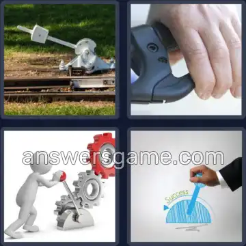 4 Bilder 1 Wort 5 Buchstaben HEBEL