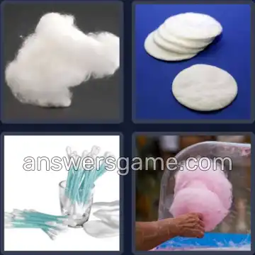 4 Bilder 1 Wort 5 Buchstaben WATTE