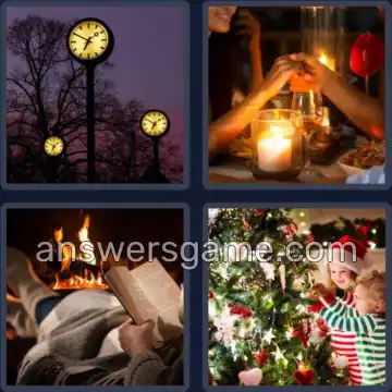 4 Bilder 1 Wort 5 Buchstaben ABEND