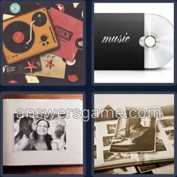 4 Bilder 1 Wort 5 Buchstaben ALBUM