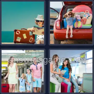 4 Bilder 1 Wort 5 Buchstaben REISE