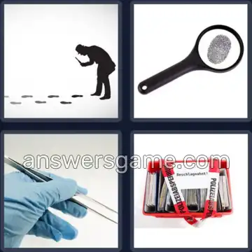 4 Bilder 1 Wort 5 Buchstaben INDIZ