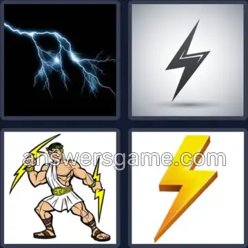 4 Bilder 1 Wort 5 Buchstaben BLITZ