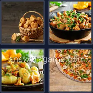 4 Bilder 1 Wort 5 Buchstaben PILZE