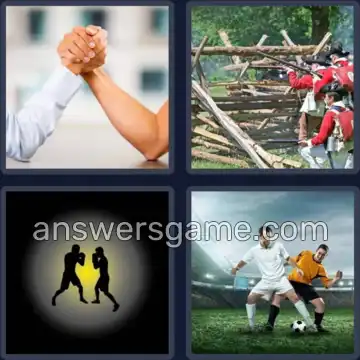 4 Bilder 1 Wort 5 Buchstaben KAMPF