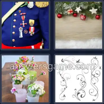 4 Bilder 1 Wort 5 Buchstaben DEKOR