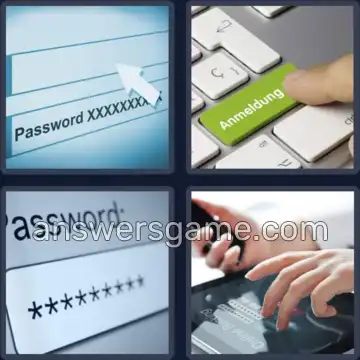 4 Bilder 1 Wort 5 Buchstaben LOGIN
