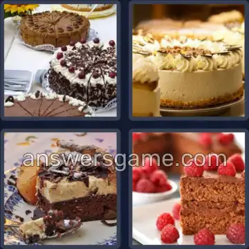 4 Bilder 1 Wort 5 Buchstaben TORTE