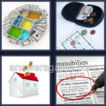 4 Bilder 1 Wort 5 Buchstaben MIETE