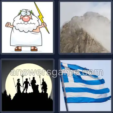 4 Bilder 1 Wort 5 Buchstaben OLYMP