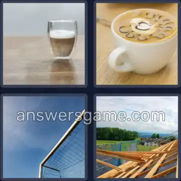 4 Bilder 1 Wort 5 Buchstaben LATTE
