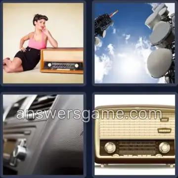 4 Bilder 1 Wort 5 Buchstaben RADIO