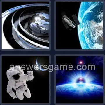 4 Bilder 1 Wort 5 Buchstaben ORBIT
