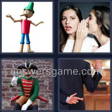 4 Bilder 1 Wort 5 Buchstaben LÜGEN