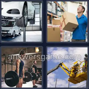 4 Bilder 1 Wort 5 Buchstaben HEBEN