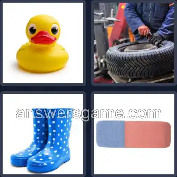 4 Bilder 1 Wort 5 Buchstaben GUMMI