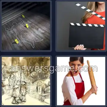 4 Bilder 1 Wort 5 Buchstaben SZENE