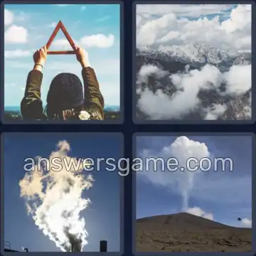 4 Bilder 1 Wort 5 Buchstaben WOLKE