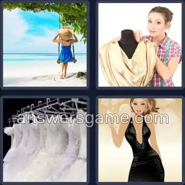 4 Bilder 1 Wort 5 Buchstaben KLEID