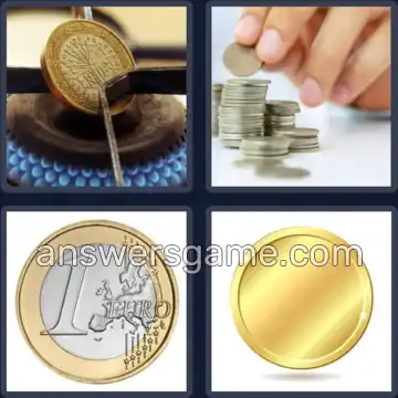 4 Bilder 1 Wort 5 Buchstaben MÜNZE