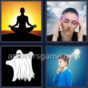 4 Bilder 1 Wort 5 Buchstaben GEIST