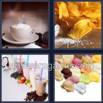 4 Bilder 1 Wort 5 Buchstaben AROMA