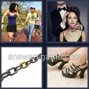 4 Bilder 1 Wort 5 Buchstaben KETTE