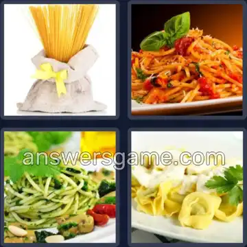 4 Bilder 1 Wort 5 Buchstaben PASTA