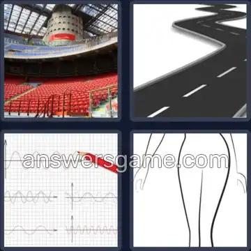 4 Bilder 1 Wort 5 Buchstaben KURVE