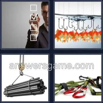 4 Bilder 1 Wort 5 Buchstaben HAKEN