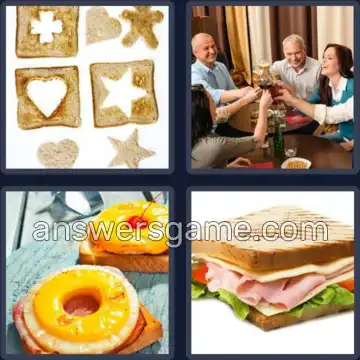 4 Bilder 1 Wort 5 Buchstaben TOAST