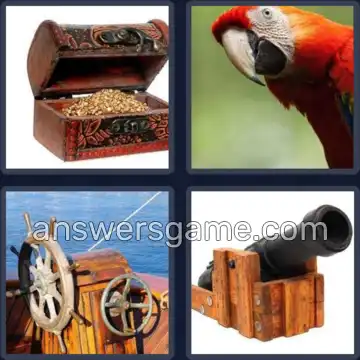 4 Bilder 1 Wort 5 Buchstaben PIRAT