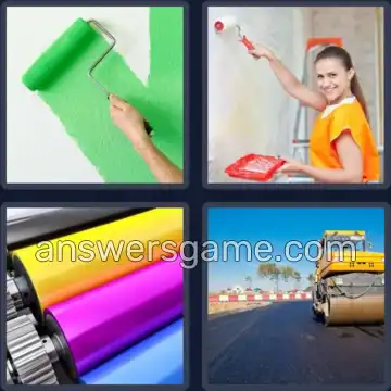 4 Bilder 1 Wort 5 Buchstaben WALZE